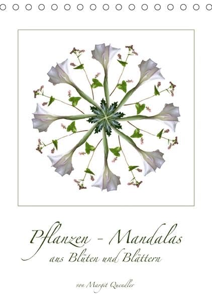Pflanzen - Mandalas aus Blüten und BlätternAT-Version (Tischkalender 2017 DIN A5 hoch): Grafiken aus Blüten und Blättern (Monatskalender, 14 Seiten ) (CALVENDO Natur) Religion & Esotericism