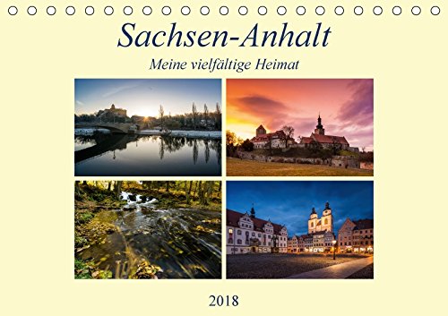 Sachsen-Anhalt - Meine vielfältige Heimat (Tischkalender 2018 DIN A5 quer): Die schönsten Ansichten des Bundeslandes Sachsen-Anhalt (Monatskalender, ... Wasilewski, Martin Leisure, Home & Garden