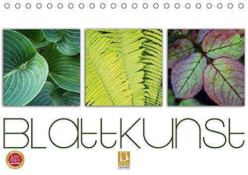 Blattkunst (Tischkalender 2018 DIN A5 quer): Vielfältige Blätter, zauberhaft von der Natur präsentiert. (Monatskalender, 14 Seiten ) (CALVENDO Natur) Cross, Martina Leisure, Home & Garden