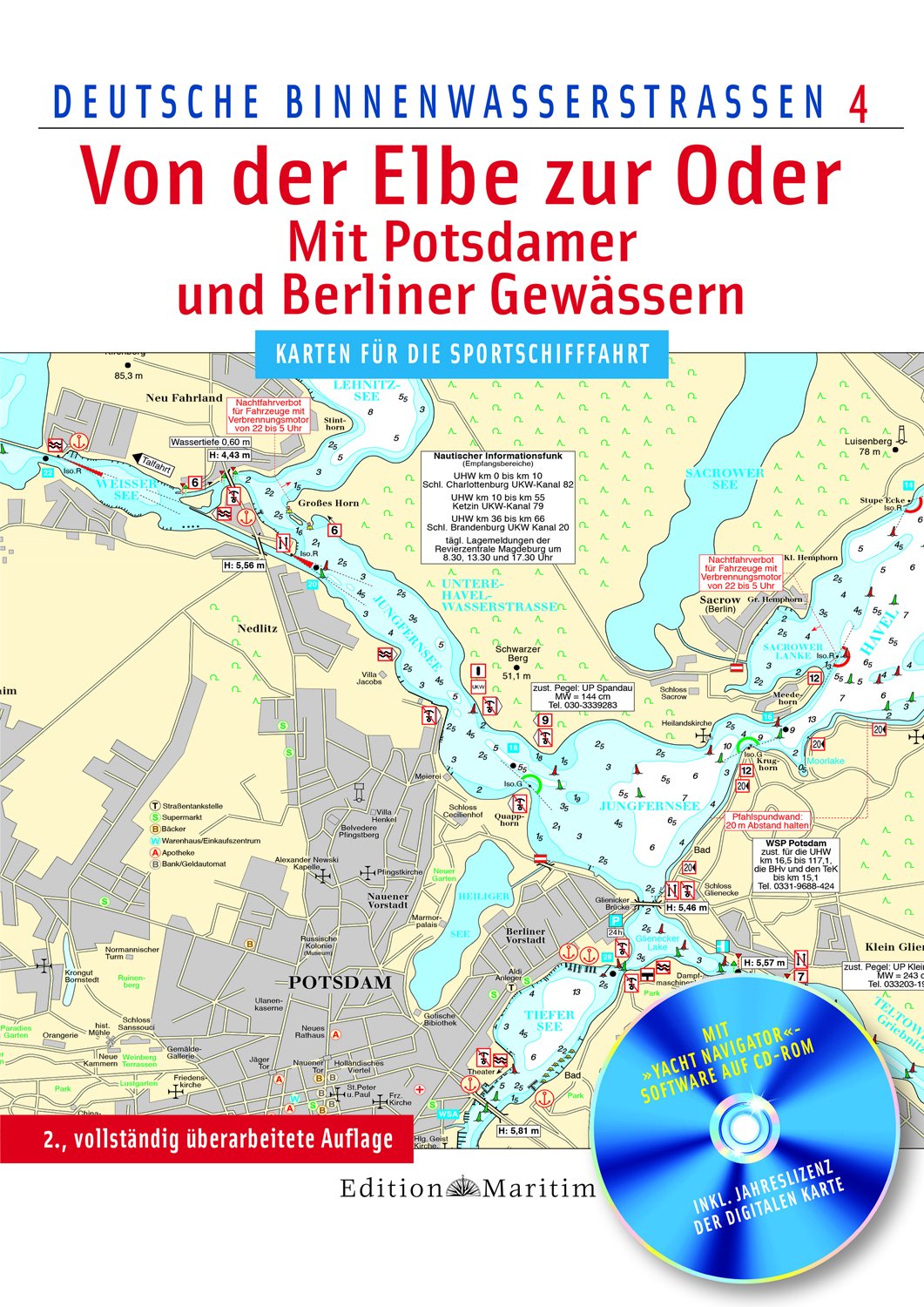 Deutsche Binnenwasserstraßen 04. Von der Elbe zur Oder / Mit Potsdamer und Berliner Gewässern: Karten für die Sportschifffahrt book