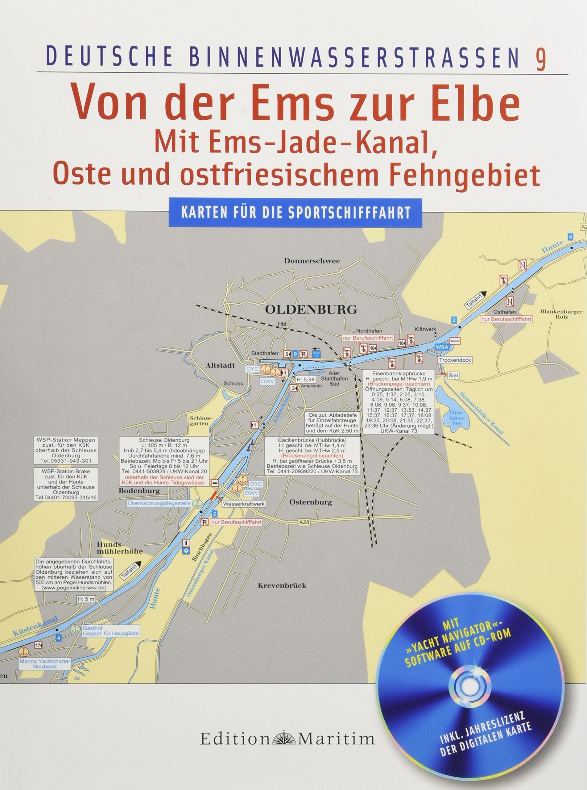 Deutsche Binnenwasserstraßen 09. Von der Ems zur Elbe Leisure, Home & Garden