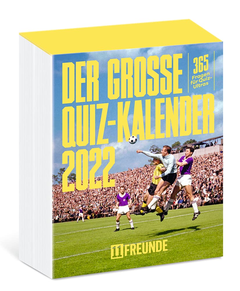 Der große 11Freunde Quiz Kalender 2022: 365 Fragen für Quiz-Ultras Leisure & Fun