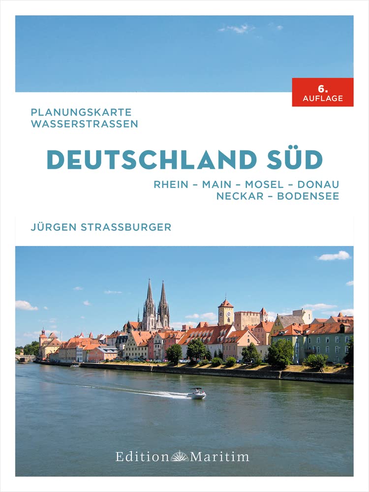Planungskarte Wasserstraßen Deutschland Süd: Rhein, Main, Mosel, Donau, Neckar, Bodensee Leisure, Home & Garden
