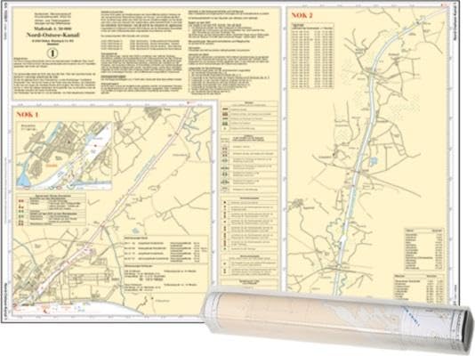 Einzelkarte Nord-Ostsee-Kanal (Ausgabe 2024) Maps & Plans