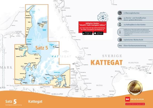Sportbootkarten Satz 5: Kattegat (Ausgabe 2025) Leisure, Home & Garden