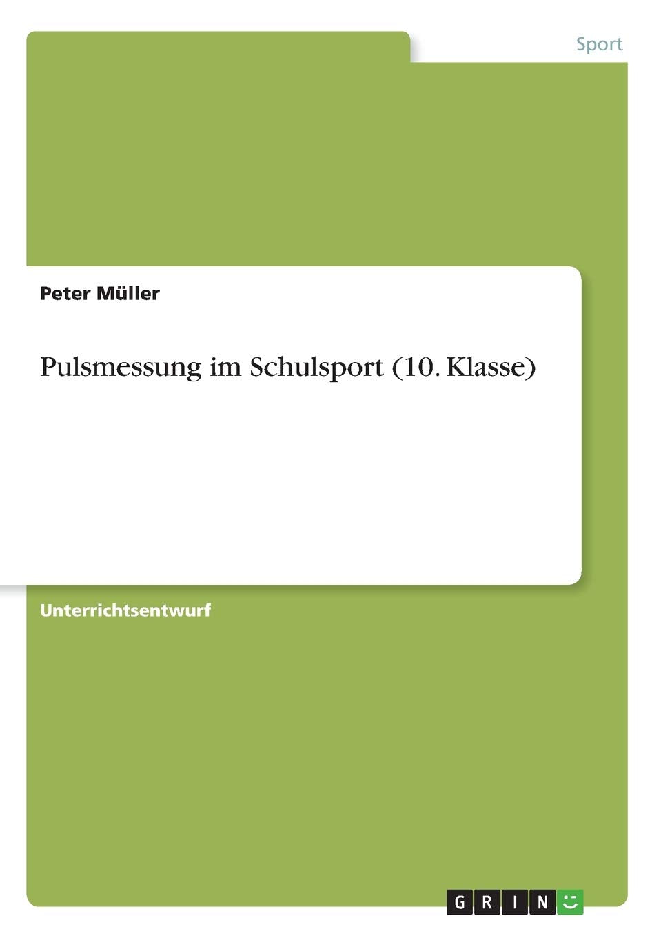 Pulsmessung im Schulsport (10. Klasse) Education & Training