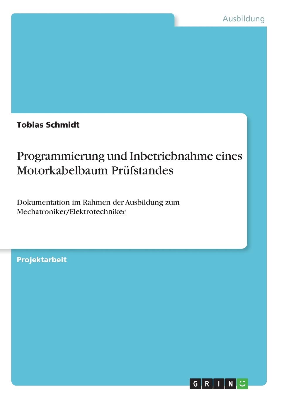 Programmierung und Inbetriebnahme eines Motorkabelbaum Prüfstandes: Dokumentation im Rahmen der Ausbildung zum Mechatroniker/Elektrotechniker Business, Finance & Career