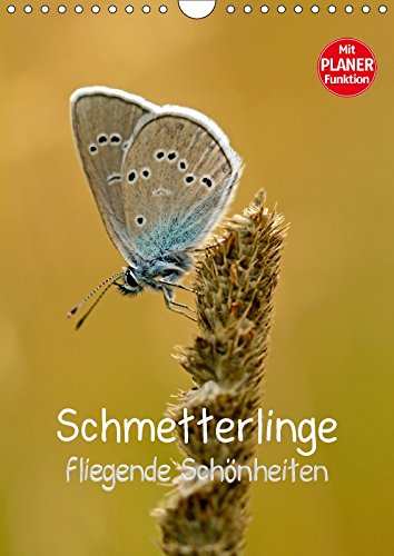 Schmetterlinge - fliegende Schönheiten (Wandkalender 2018 DIN A4 hoch): Schmetterlinge fotografiert in Ihrem natürlichen Lebensraum (Planer, 14 Seiten ... Kärcher, Markus Photography