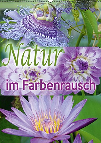 Natur im Farbenrausch (Wandkalender 2018 DIN A2 hoch): Triplet-Kalender (Monatskalender, 14 Seiten ) (CALVENDO Natur) B-B Müller, Christine Living & Furnishing