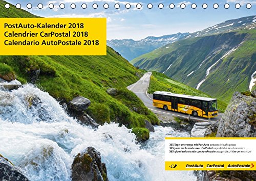 PostAuto 2018 (Tischkalender 2018 DIN A5 quer): Schweizer Markenzeichen (Tischkalender, 14 Seiten ) (CALVENDO Mobilitaet) Business, Finance & Career