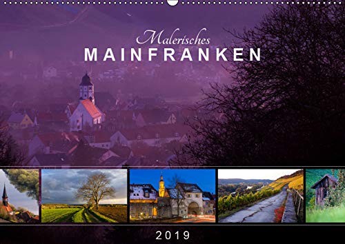 Malerisches Mainfranken (Wandkalender 2019 DIN A2 quer): Impressionen aus dem Nordwesten Bayerns im Lauf der Jahreszeiten. (Monatskalender, 14 Seiten ) (CALVENDO Orte) Film, Art & Culture