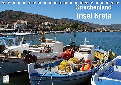 Griechenland - Insel Kreta (Tischkalender 2019 DIN A5 quer): Traumhafte Ansichten (Monatskalender, 14 Seiten ) (CALVENDO Orte) Leisure, Home & Garden