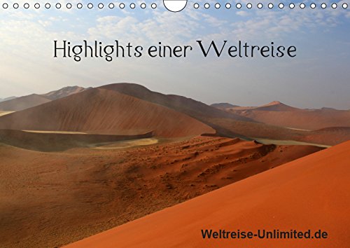 Highlights einer Weltreise (Wandkalender 2019 DIN A4 quer): Die zwölf schönsten Orte unserer Weltreise (Monatskalender, 14 Seiten ) (CALVENDO Orte) Leisure, Home & Garden