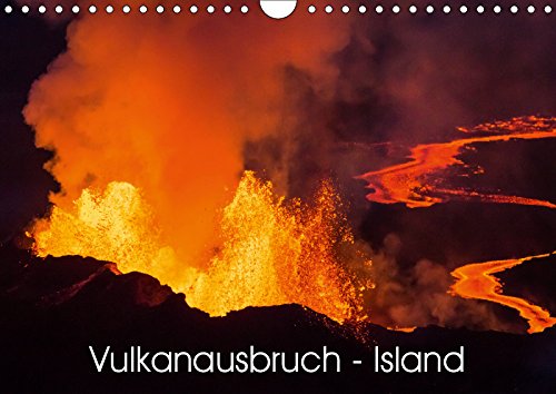 Vulkanausbruch - Island (Wandkalender 2019 DIN A4 quer): Spektakuläre Bilder der neuesten Vulkan Eruption in Island (Monatskalender, 14 Seiten ) (CALVENDO Natur) Leisure, Home & Garden