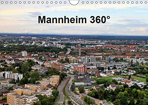 Mannheim 360° (Wandkalender 2019 DIN A4 quer): Mannheim in 12 Bildern (Monatskalender, 14 Seiten ) (CALVENDO Orte) Leisure, Home & Garden