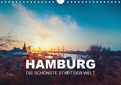 Hamburg - die schönste Stadt der Welt (Wandkalender 2019 DIN A4 quer): Motive von der Elbe über St. Pauli bis zur Alster (Monatskalender, 14 Seiten ) (CALVENDO Orte) Leisure, Home & Garden