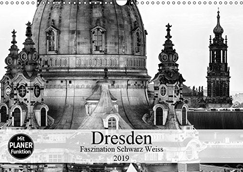 Dresden Faszination Schwarz Weiss (Wandkalender 2019 DIN A3 quer): Die wunderschöne Barockstadt Dresden in faszinierenden Bildern des Fotografen Dirk ... 14 Seiten (CALVENDO Orte) Leisure, Home & Garden