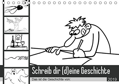 Schreib dir (d)eine Geschichte (Tischkalender 2019 DIN A5 quer): Fantasievolles selbstgeschrieben (Monatskalender, 14 Seiten ) (CALVENDO Hobbys) Living & Furnishing
