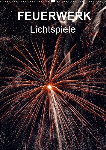 FEUERWERK - Lichtspiele (Wandkalender 2019 DIN A2 hoch): Der Himmel erstrahlt durch wunderbare Lichtspiele (Monatskalender, 14 Seiten ) (CALVENDO Kunst) Film, Art & Culture