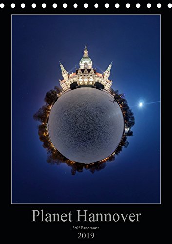 Planet Hannover (Tischkalender 2019 DIN A5 hoch): Kleiner Planet Hannover. 360° Panoramen. (Monatskalender, 14 Seiten ) (CALVENDO Orte) Leisure, Home & Garden