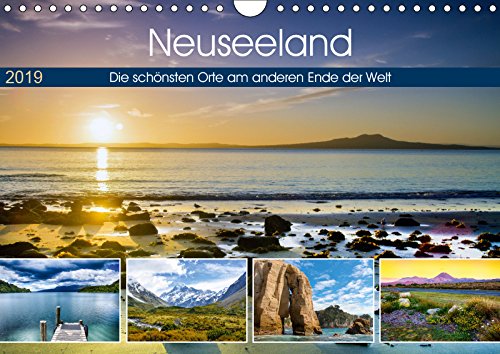 Neuseeland - Die schönsten Orte am anderen Ende der Welt (Wandkalender 2019 DIN A4 quer): Einzigartige Landschaftspanoramen aus Neuseeland (Monatskalender, 14 Seiten ) (CALVENDO Orte) Business, Finance & Career