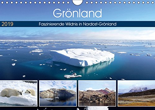 Grönland - Faszinierende Wildnis in Nordost-Grönland (Wandkalender 2019 DIN A4 quer): Atemberaubende Landschaft in Nordost-Grönland (Monatskalender, 14 Seiten ) (CALVENDO Natur) Leisure, Home & Garden
