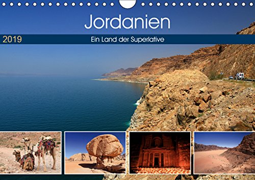 Jordanien - Ein Land der Superlative (Wandkalender 2019 DIN A4 quer): Einzigartiger Mix aus Natur und Kultur (Monatskalender, 14 Seiten ) (CALVENDO Natur) Leisure, Home & Garden