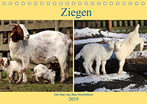 Ziegen - Die Stars aus dem Streichelzoo (Tischkalender 2019 DIN A5 quer): Die meckernden Lieblinge im Tierreich. (Monatskalender, 14 Seiten ) (CALVENDO Tiere) Social Sciences