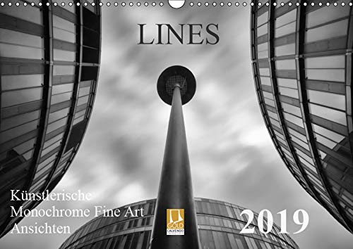 LINES - Künstlerische Monochrome Fine Art Ansichten (Wandkalender 2019 DIN A3 quer): Künstlerische Monochrome Fine Art Ansichten von Moderne Architektur (Monatskalender, 14 Seiten ) (CALVENDO Orte) Film, Art & Culture