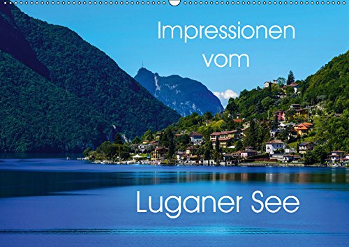 Impressionen vom Luganer See (Wandkalender 2019 DIN A2 quer): Der Luganer See zeigt sich mondän und mit faszinierender Berg- und Naturwelt (Monatskalender, 14 Seiten ) (CALVENDO Orte) Leisure, Home & Garden
