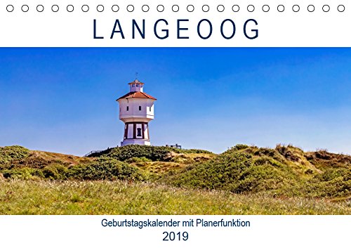 Langeoog Geburtstagskalender (Tischkalender 2019 DIN A5 quer): Strand, Dünen, Meer und Sehenswertes (Geburtstagskalender, 14 Seiten ) (CALVENDO Natur) Leisure, Home & Garden