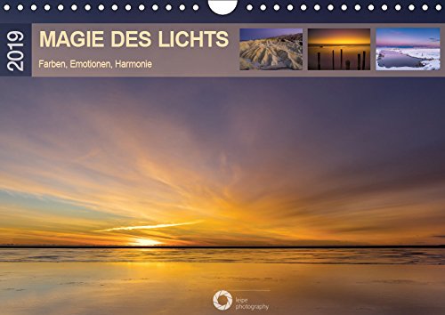 Magie des Lichts Farben, Emotionen, Harmonie (Wandkalender 2019 DIN A4 quer): Magische Momente in Schönheit und Harmonie. (Monatskalender, 14 Seiten ) (CALVENDO Natur) Leisure, Home & Garden