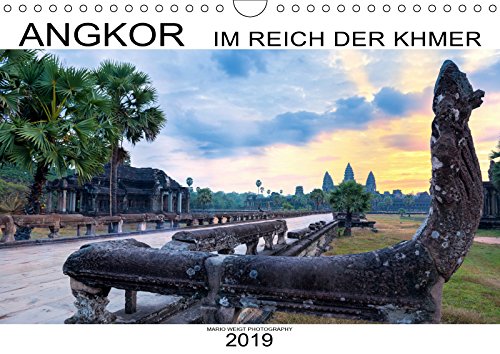 ANGKOR - IM REICH DER KHMER (Wandkalender 2019 DIN A4 quer): Die Stadt der Götter im schönsten Licht (Monatskalender, 14 Seiten ) (CALVENDO Orte) Film, Art & Culture