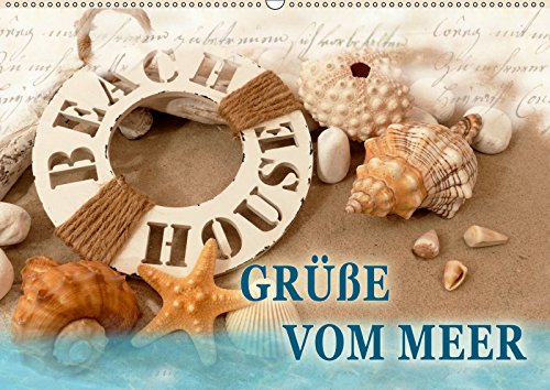 Grüße vom Meer (Wandkalender 2019 DIN A2 quer): Stillleben und Collagen aus dem Schatzkästchen des Meeres (Geburtstagskalender, 14 Seiten ) (CALVENDO Natur) Living & Furnishing