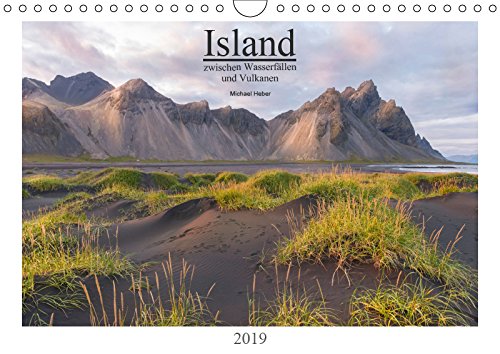 Island: zwischen Wasserfällen und Vulkanen 2019 (Wandkalender 2019 DIN A4 quer): Die beeindruckenden Landschaften Islands in 12 Bildern (Monatskalender, 14 Seiten ) (CALVENDO Orte) Leisure & Fun