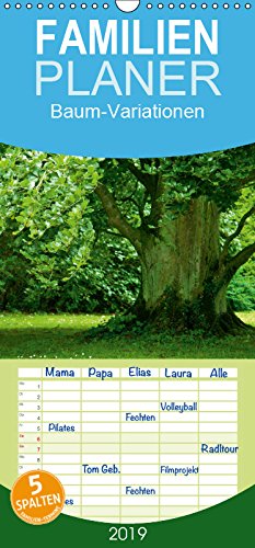 Baum-Variationen - Familienplaner hoch (Wandkalender 2019 21 cm x 45 cm hoch): Ob als Wald, Allee oder einzelstehender Blickfang - Bäume bereichern ... und nachhaltig. (Monatskalender, 14 Seiten ) Leisure, Home & Garden