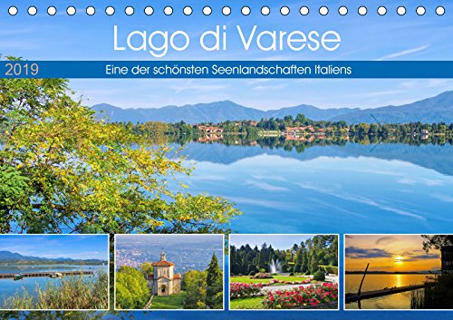 Lago di Varese - Eine der schönsten Seenlandschaften Italiens (Tischkalender 2019 DIN A5 quer): Bildkalender der Region um den Lago di Varese in Italien (Monatskalender, 14 Seiten ) (CALVENDO Orte) Leisure, Home & Garden