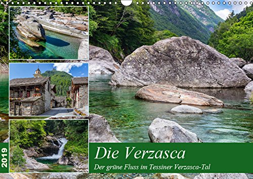 Der grüne Fluss (Wandkalender 2019 DIN A3 quer): Traumhafte Impressionen aus dem Verzascatal im Tessin (Monatskalender, 14 Seiten ) (CALVENDO Orte) Leisure, Home & Garden