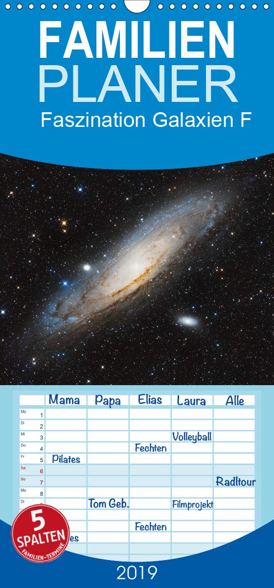 Faszination Galaxien Formenvielfalt der Welteninseln - Familienplaner hoch (Wandkalender 2019 , 21 cm x 45 cm, hoch): Deep Sky Astrofotografie von ... 14 Seiten ) (CALVENDO Wissenschaft) Photography