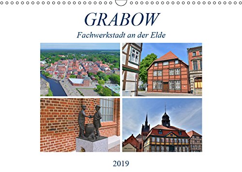 Grabow - Fachwerkstadt an der Elde (Wandkalender 2019 DIN A3 quer): Grabow - Fachwerkstadt an der Elde (Monatskalender, 14 Seiten ) (CALVENDO Orte) Leisure, Home & Garden