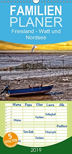 Friesland - Watt und Nordsee - Familienplaner hoch (Wandkalender 2019 , 21 cm x 45 cm, hoch): Peter Roder präsentiert eine Auswahl seiner ... (Monatskalender, 14 Seiten ) (CALVENDO Orte) Living & Furnishing