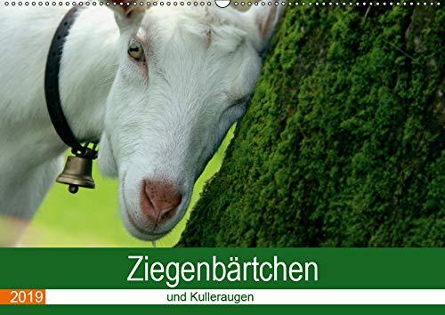 Ziegenbärtchen und Kulleraugen (Wandkalender 2019 DIN A2 quer): Meckerliese, Ziegenvielfalt im Portrait (Monatskalender, 14 Seiten ) (CALVENDO Tiere) Contemporary literature Books