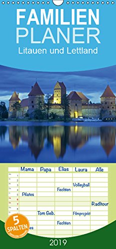 Litauen und Lettland - Familienplaner hoch (Wandkalender 2019 , 21 cm x 45 cm, hoch): Impressionen aus Litauen und Lettland (Monatskalender, 14 Seiten ) (CALVENDO Orte) Leisure, Home & Garden