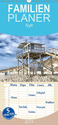 Sylt - Familienplaner hoch (Wandkalender 2019 , 21 cm x 45 cm, hoch): ... ein paar ruhige fotos im neuen look. (Monatskalender, 14 Seiten ) (CALVENDO Natur) Photography