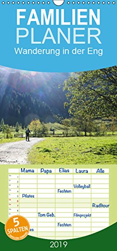 Wanderung in der Eng - Familienplaner hoch (Wandkalender 2019 , 21 cm x 45 cm, hoch): Wanderung in der Eng (Monatskalender, 14 Seiten ) (CALVENDO Natur) Film, Art & Culture