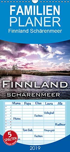 Finnland Schärenmeer - Familienplaner hoch (Wandkalender 2019 , 21 cm x 45 cm, hoch): Die Südwestküste Finnlands ist die Heimat des Schärenmeers. Das ... (Monatskalender, 14 Seiten ) (CALVENDO Orte) Leisure, Home & Garden