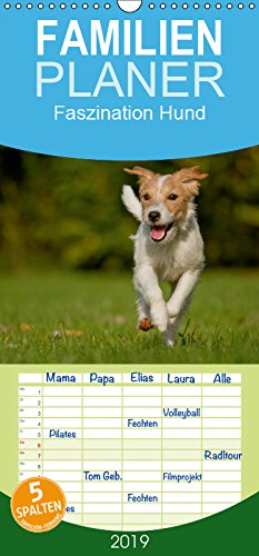 Faszination Hund - Familienplaner hoch (Wandkalender 2019 , 21 cm x 45 cm, hoch): Der treuste Begleiter des Menschen von seiner schönsten Seite. (Monatskalender, 14 Seiten ) (CALVENDO Tiere) Leisure, Home & Garden