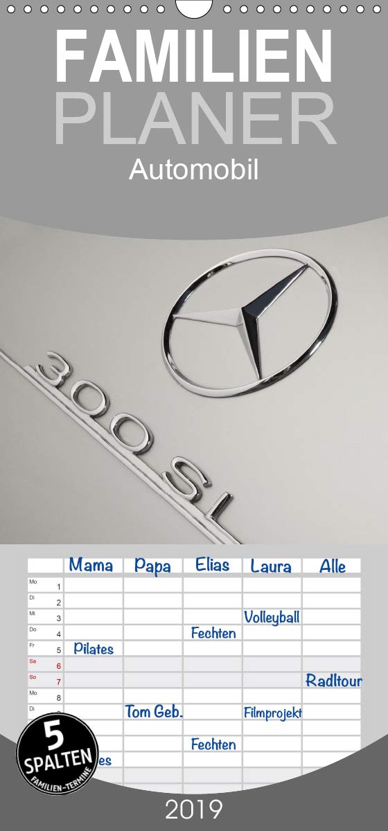 300 SL Collectors Edition # 1 - Familienplaner hoch (Wandkalender 2019 , 21 cm x 45 cm, hoch): Mercedes 300 SL Collectors Edition (Monatskalender, 14 Seiten ) (CALVENDO Mobilitaet) Film, Art & Culture