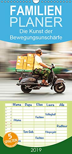 Die Kunst der Bewegungsunschärfe (Fotografie) - Familienplaner hoch (Wandkalender 2019 , 21 cm x 45 cm, hoch): Eine Sammlung von Fotos aus dem ... (Monatskalender, 14 Seiten ) (CALVENDO Kunst) Photography