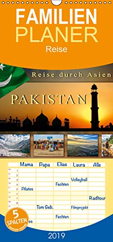 Reise durch Asien - Pakistan - Familienplaner hoch (Wandkalender 2019 , 21 cm x 45 cm, hoch): Islamische Republik Pakistan, islamischer Staat in Südasien. (Monatskalender, 14 Seiten ) (CALVENDO Orte) Living & Furnishing